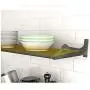 Organisateur d'étagères pour cuisine, étagère flottante en acier, range-épices, porte-pots, présentoir d'assaisonnement mural, rangement pour salle de bain et garde-manger (Dimensions : 60x20x8cm) Organisateur d'étagères pour cuisine, étagère flottante en acier, range-épices, porte-pots, présentoir d'assaisonnement mural, rangement pour salle de bain et garde-manger (Dimensions : 60x20x8cm)