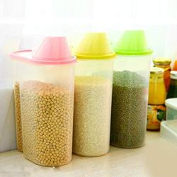 Nameyio Transparent Plastic Sealed Fresh-keeping Food Storage Container Storage Jar Food Storage & Organization Sets