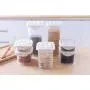 JIAFZ Storage Box Kitchen Moisture Proof Moisture Proof Plastic Sealed Jar Storage Tank Food Storage Box Four Pieces