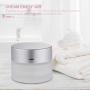 KESYOO 6pcs 30g Frosted Glass Cosmetic Cream Jar Bottle With Lid Empty Cream Containers Refillable Glass Face Cream Pot For Makeup Lip Balms Eyeshadow