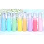 XINGZI 6PCS 30ml Macaron Color Plastic Lotion Pump Bottle Empty Portable Cosmetic Container Makeup Face Cream Facial Cleanser Travel Bottles Emulsion Essential Oil Dispenser (Color Random)
