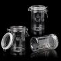 Wholesale Food Storage Jar With Air Tight Sealed Metal Clamp Lid For Milk Powder Kitchen May06