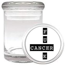 @#$% Cancer Medical Odorless Glass Jar