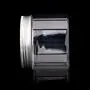 Pukido 150ml Klarer Rundes PET-Behälter mit Aluminium Schraubdeckel Lebensmittelbehälter Versiegelt