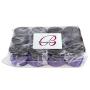 Beauticom 2 oz./ 60 Grams/ 60 ML (Quantity: 36 Packs) Thick Wall Round COBALT BLUE Plastic LEAK-PROOF Jars Container with BLACK Lids for Cosmetic, Lip Balm, Creams, Lotions, Liquids