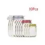 12 Pièces Bouteilles en Verre Mason Sacs Refermables Reutilisables Sacs de Conservation Alimentaire Étanchéifiés pour les Collations et les Sandwiches 12 Pièces Bouteilles en Verre Mason Sacs Refermables Reutilisables Sacs de Conservation Alimentaire Étanchéifiés pour les Collations et les Sandwiches