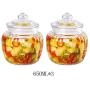 YL LY Glass Bottle Sealed Cans Food Household Cereal Storage Cans Candy Coffee Beans Snack Bottles 3 Packs 650Ml3