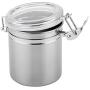 Canister Tea - 4pcs Set Coffee Portable Stainless Steel Container Organizer Tea Clear Lids Storage Canisters - Steel Coffee Jar Seal Coffee Box Steel Jar Jar Kitchen Sugar Container Jar T