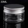 Portable Cosmetic Mini Travel Empty Bottle Jar Round Aluminum Cover Plastic Make Up Bottling Box Makeup Cosmetic Face Cream Jar,250Ml