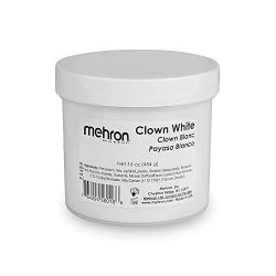 Mehron Makeup Clown White Professional Makeup (16 oz)