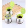 Mini Spice Jars Kitchen combination seasoning box stainless steel sealed moisture-proof seasoning jar