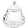 Crystaljulia Bonboniere with Porcelain Lid, Lead Crystal, Transparent, 13.5 cm Crystaljulia Bonboniere with Porcelain Lid, Lead Crystal, Transparent, 13.5 cm