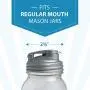 reCAP Mason Jars Lid POUR Cap, 2 Regular Mouth, 2 Wide Mouth, Silver ? BPA-Free, American Made Ball Mason Jar Lids for Preparing, Serving & Storage, Spill Proof - Made with No-Break Materials reCAP Mason Jars Lid POUR Cap, 2 Regular Mouth, 2 Wide Mouth, Silver ? BPA-Free, American Made Ball Mason Jar Lids for Preparing, Serving & Storage, Spill Proof - Made with No-Break Materials