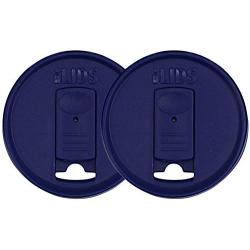 iLids Mason Jar Drink Lid, Wide Mouth, Cobalt, 2-Pack