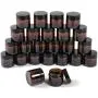 Round Amber Glass Jars with Lids for Cosmetics (2 oz, 24 Pack) Round Amber Glass Jars with Lids for Cosmetics (2 oz, 24 Pack)