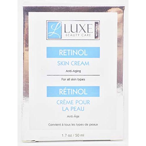 Luxe Beauty Care Retinol Skin Cream, Anti-Aging 1.7oz