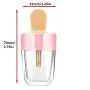 10er Set Rosa Eiscreme Lippengloss Tuben Leere Nachfüllbare Lippenbalsam Flaschen Behälter Klare Lippenlack Tuben Vials für DIY Kosmetik Proben Lippenstift Tube Lippengloss Tube für Damen Mädchen Make-up Schönheit