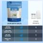 Sitz Bath Soak 32 Ounces Hemorrhoid Soak Epsom Salt with Natural Geranium, Frankincense, Lavender, Niaouli Essential Oil Plus Vitamin C in BPA Free Pouch with Press-Lock Seal