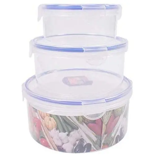 Kitchen Food Storage Jar Airtight Food Storage BPA Free Food Storage Container-Set 6Pieces Suitable For Dishwasher Freezer Microwave Clip Lid Food Container Air Tight Liquid Proofed And Aroma Safe Kitchen Food Storage Jar Airtight Food Storage BPA Free Food Storage Container-Set 6Pieces Suitable For Dishwasher Freezer Microwave Clip Lid Food Container Air Tight Liquid Proofed And Aroma Safe