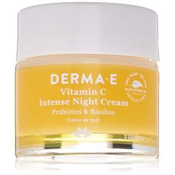DERMA E Vitamin C Intense Night Cream, 2 oz, Cream White
