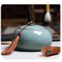 Chinoiserie Style Ceramics Tea Canister Tea Sugar Spice Storage Jar Porcelain Jars For Spices Storage Tank Tea Storage Bottle,3 Ge Fen
