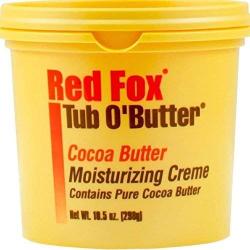 Red Fox Tub OButter Cocoa Butter, Moisturizing Creme, 14 oz (Pack of 2)