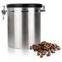 Oteshina Edelstahl Kaffee Mehl Zucker Behälter Vorratsdose Vakuum CO2 Ventil Große 64,6 Oz - Gläser Boxen Flaschen Behälter Vorratsdose Vakuumreiniger