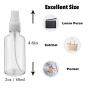 2oz / 60ml Glass Spray Bottles for DIY Refill, Essential Oils, Pillow Mists,Fine Mist Spray -3Packs Transparent