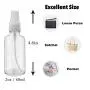 Bouteilles Vaporisateur en Verre 2oz / 60ml pour DIY Remplissage, Huiles Essentielles, Brumes pour Oreillers, Pulvérisation Fine - 3 Pièces Transparent Bouteilles Vaporisateur en Verre 2oz / 60ml pour DIY Remplissage, Huiles Essentielles, Brumes pour Oreillers, Pulvérisation Fine - 3 Pièces Transparent