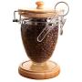 TINTON LIFE Best Storage Container Airtight Food Storage Jar Multi-purpose Container Clear Round Jar for Storing Coffee and More(32.13 fl.oz)