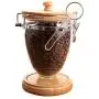 Bouteille de rangement TINTON LIFE, étanche, récipient multi-usage, pot rond transparent pour le café et plus encore (1100 ml) Bouteille de rangement TINTON LIFE, étanche, récipient multi-usage, pot rond transparent pour le café et plus encore (1100 ml)