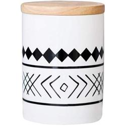 Keramik Cookie Jar mit Deckeln, BPA-freier Lebensmittelbehälter, Ton-Schließfächer für Küche, Vorratskammer, Großpackungen für Süßwarenladen, 650ml (Farbe: Stil-1)