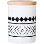 Cookie Jar Ceramic with Lids Airtight, Pottery Food Storage Containers Bpa Free Large for Kitchen Pantry Canisters Bulk Candy Store, 650mL (Color : Style-1)