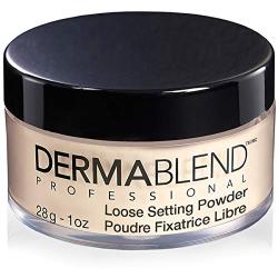 Dermablend Loose Setting Powder, Face Powder Makeup for Light, Medium and Tan Skin Tones, Mattifying Finish and Shine Control, 1oz