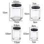 Large glass sealed cans, transparent kimchi glass jars, multi-grain storage tanks