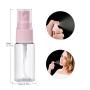 CHUHUAYUAN Travel Bottles Set 6 Pack, TSA Approved Leak Proof Travel Size Bottle BPA Free Refillable Plastic Clear Empty Containers for Toiletries or Makeup Liquid