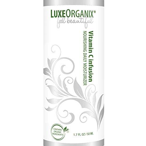 Vitamin C Moisturizer for Face: Organic Anti Aging Skin Tightening Cream for Face and Neck. Facial Moisturizer for Women Helps Reduce Appearance of Wrinkles, Brown Spots and Dark Sun Spots (1.7 oz)
