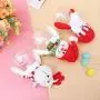 3er Weihnachtscandy-Behälter, Weihnachtsgeschenkdose, Santa Reindeer Schneemann Candy Holder Ornament, Weihnachtsdekoration für Kekse und Süßigkeiten
