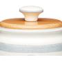 Kitchencraft Classic Collection Striped Ceramic Sugar Container, 800ml (28 Fl