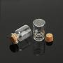 Glass Jars Bottles With Cork Stoppers 5PCS Glass Bottles Wishing Bottle Transparent Empty Message Vials Sample Storage Mason Jars with Cork Stoppers Ornaments