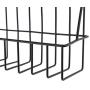 Yosoo Cabinet Spice Rack, Large capacity Coated Iron Wire 3-Tier Elevated Spice Jars Bottles Rack Kitchen Home Storage Shelf Organizer Black