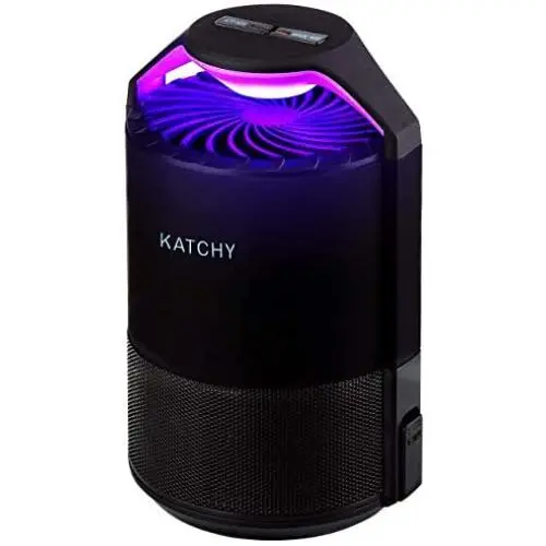KATCHY Indoor Insect and Flying Bugs Trap Fruit Fly Gnat Mosquito Killer with UV Light Fan Sticky Glue Boards No Zapper Black, Manual KATCHY Indoor Insect and Flying Bugs Trap Fruit Fly Gnat Mosquito Killer with UV Light Fan Sticky Glue Boards No Zapper Black, Manual