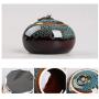 Food Stash Jar Ceramic Mini Tea Container Box Colourful Kitchen Storage Jars Sugar Bottles Dry Fruit Sealed Cans Candy Tanks,Jixuehong
