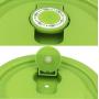 Kitchen Food Storage Jar Airtight Food Storage Glass Storage Tanks Circular Crisper moisture-proof multi-purpose (Color : #1)