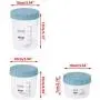 XISAOK Kitchen Plastic Food Cereal Grain Storage Box Containers Transparent Sealed Tank Color Randomly Style Randomly XISAOK Kitchen Plastic Food Cereal Grain Storage Box Containers Transparent Sealed Tank Color Randomly Style Randomly
