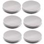 BESTONZON 16Pcs Stainless Steel Mason Jar Lids Storage Cap Leakproof and Secure Mason Jar Lids (83 x 0.3 mm)