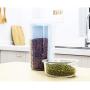 Kitchen grain cans/household food plastic sealed fresh storage tank/beans compartment storage box