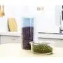 Kitchen grain cans/household food plastic sealed fresh storage tank/beans compartment storage box