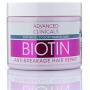 Advanced Clinicals Biotin Anti-Breakage Haar-Reparaturmaske. Stärken Sie brüchiges, coloriertes Haar mit der tiefen Pflegemaske Manuka Honig & Koffein. Die feuchtigkeitsspendende Maske stellt schwaches Haar wieder her (12 Oz).