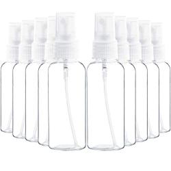 Youngever 20 Pack Plastic Spray Bottles, Refillable Plastic Spray Bottles with Lids, Clear Empty Fine Mist Plastic Mini Travel Bottles (2 Ounce)